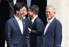 김민석 통합행보 가동...부산 현장 최고위 이어 문 전 대통령 예방