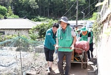 박완수 경남도지사·공무원 등 거제 수해복구에 안간힘