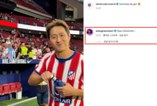 '7번' 이강인, 13분 만에 증명했다...ATM 데뷔전 '원더골', 그리즈만도 감탄