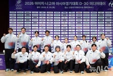 "금메달 40~50개, 종합 3위" 아시안게임 韓 목표, 유승민 회장 "목표는 항상 높게 잡아야" [진천 현장]