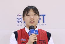 [포토] 김서현, 2행시로 썸타는 중