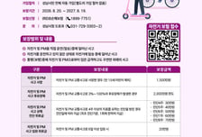 "왠지 든든해"…성남시 '자전거·PM' 시민보험 갱신
