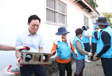 박완수 경남도지사 "이재민 지원·수해 복구 총력, 도움 손길 감사"