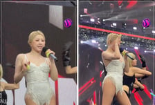 '46kg' 서인영, 파격 워터밤 무대 뒤...눈물