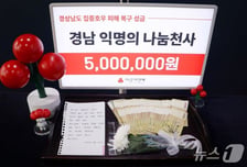 "수재민 위해" 500만원 두고 간 '어느 날'의 천사…누적 기부 7.6억[오따뉴]