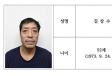 성남 보복살인 '52세 김상수'...스토킹 신고 앙심 품고 옛 연인 살해