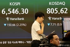 美 반도체주도 흔들…코스피, 연이틀 하락에 6400대로