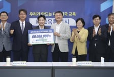 농협은행 광주본부, 광주희망사다리교육재단에 6000만원 온누리상품권 전달