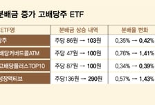 주주환원 바람 타고 배당형 ETF 뭉칫돈