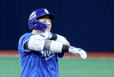 [포토] 최형우, 1위가 보인다