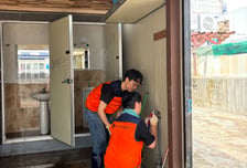 소진공, 경남 거제·통영 집중호우 피해지역에 구호 활동