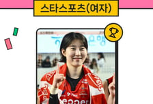 흔들림 없다! 박정아, 스타랭킹 27주 연속 정상... 2위 안세영 '한 계단 도약'