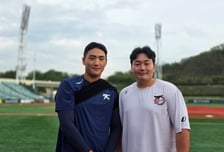 [영상] "선배님 보고 야구 시작했어요" 호날두 좋아한 축구소년, 10년 뒤 우상 최지만과 '같은 신인드래프트' 서다