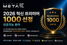 스튜디오메타케이, '혁신 프리미어1000' 기업 선정