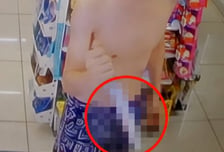 '술 외상' 거절하자 "죽이겠다"…편의점 삭발남, 40㎝ 흉기로 푹