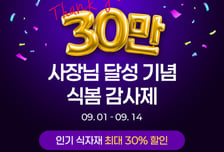 식자재 오픈마켓 식봄, 누적 사업자 회원 30만명…1년 새 43%↑