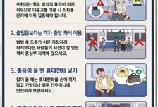 지하철 잠든 취객 옆에서 휴대폰 슬쩍...'장물 거래' 3명 덜미