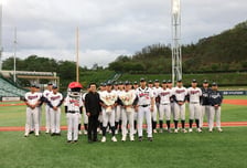 울산 웨일즈, U-18 야구 대표팀 초청해 격려 행사 개최 "아시아청소년선수권 선전 기원"