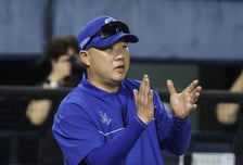 '단독 선두 복귀' 박진만, 선수단 극찬 "모두가 집중력 잃지 않고 최선 다한 경기"