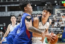 [현장 인터뷰] 1차전 15개→2차전 또 15개, 득점원이 리바운드까지... 여준석 "이현중 형 너무 고맙다