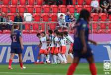 "프랑스 당황하셨어요?" 박윤정호, U-20 여자 월드컵 첫판서 1-1 '조혜영 벼락골'... 우승 후보 상대 '값진 무승부'