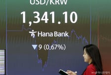원/달러 환율 1년 11개월 만에 최저…"1320원대 추가 하락 가능"