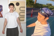 '현아와 결혼' 용준형, 달라진 비주얼…"하얘지고 살 빠졌다"