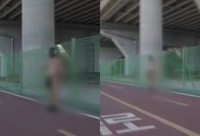 "대낮인데 충격적"…잠실에 등장한 중요 부위만 가린 남성
