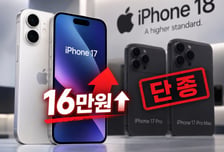 아이폰18 나왔는데 아이폰17도 16만원 올렸다…프로는 단종
