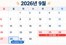 "추석 연휴 짧다, 하루 더?"...28일 '임시공휴일', 깜짝 발표 가능성은