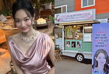 신민아, 사랑 듬뿍 받는 며느리…♥김우빈 가족 커피차 선물