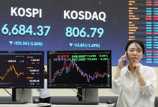 미국 금리인상 확률 86%…코스피 3% 넘게 급락