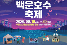 이재훈 등 불꽃 라인업 무대에 불꽃쇼까지…의왕백운호수축제 개최