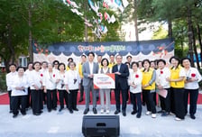 "송편 빚고 배식 봉사"…IPARK현대산업개발, 노원구 이웃에 추석 나눔
