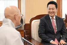 장동혁, 조계종 진우스님 예방…"국민 삶 먼저 살피도록 노력"