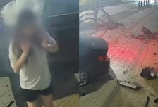 여고생 뇌출혈·골절...무면허·음주·역주행 여성 "운전 안했다"