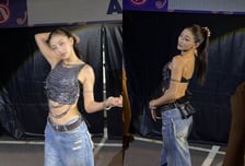"내 선택"...지효, 워터밤 노출 관행 깼다