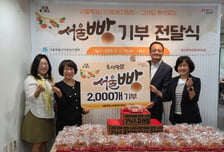 서울시·고려당, 시설 아동에 '서울빵' 2000개…판매수익 일부 사회환원
