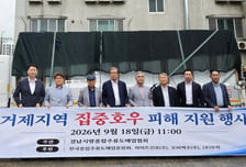 경남지방종합주료도매업협회, 무학 등과 거제 수해복구 지원