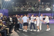 '왜 그동안 국가대표선수촌 입촌 못했나' 韓 테크볼 사상 최초 AG 금메달 '쾌거'... 유승민 회장 "선수촌 훈련 환경 활용할 수 있는 방안 마련하겠다"