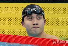 'AG 2연속 金 도전' 황선우, 전체 2위 결선 진출 성공... 1위와 단 0.37초 차 [아이치 나고야 AG]
