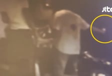 "너 하나 죽이는 거 일도 아냐"…'승리 소주병 위협' CCTV 공개