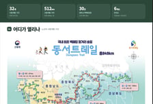 산림청, '동서트레일' 32개 구간 512㎞ '시범 개통'…국내 최초 백패킹 장거리 숲길