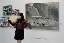 '음주운전' 낸시랭, 자숙 대신 전시회 홍보