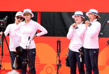 [포토] '동메달이 간절해!' 컴파운드 여자단체 강연서, 박정윤, 박예린