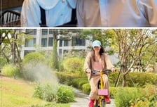 "충전 완료"...'재혼' 강성연, 의사 남편과 달달한 연휴