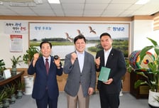 허구연 KBO 총재, 창녕군 찾아 인프라 확장 논의했다 '성낙인 군수·박재홍 군의회 의장과 면담'