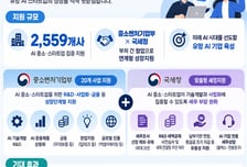 중기부·국세청, 2500여개 인공지능 중소·스타트업 집중 지원
