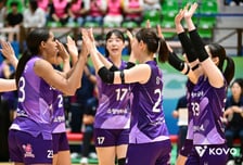 '킨델란 34점 폭발' 흥국생명, '권순찬호' 정관장에 3-1 역전승 'KOVO컵대회 첫 승' [여수 현장]