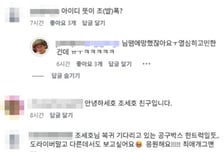 "조폭이 소개해줬냐" 질문에…조세호 아내 추정 댓글